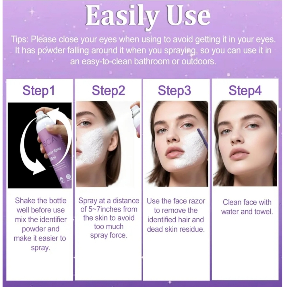 Hair Identifier Spray With Razor - Picture 7 of 9